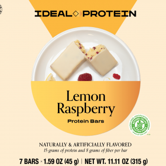 Ideal Protein Lemon Raspberry Protein Bar Package