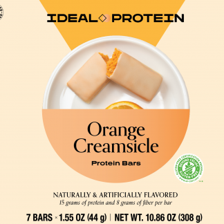 Ideal Protein Orange Creamsicle Protein Bars Box